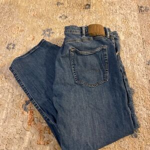 American Eagle Original Boot Jeans Mens Blue Air flex Denim Tag 40x30 Fits 38x29